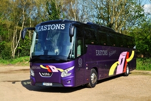 Executive 53 Seat VDL Futura 2 coach for private hire from Eastons
