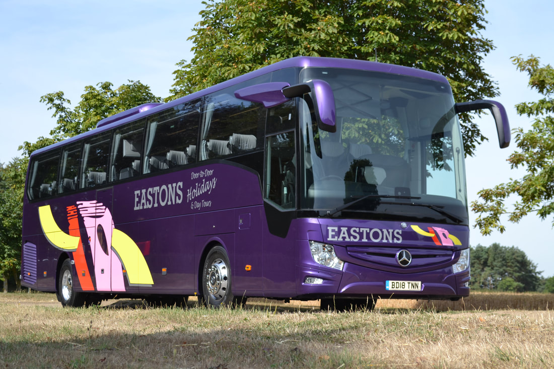 Eastons 49 seat Setra executive coach for hire in Norfolk